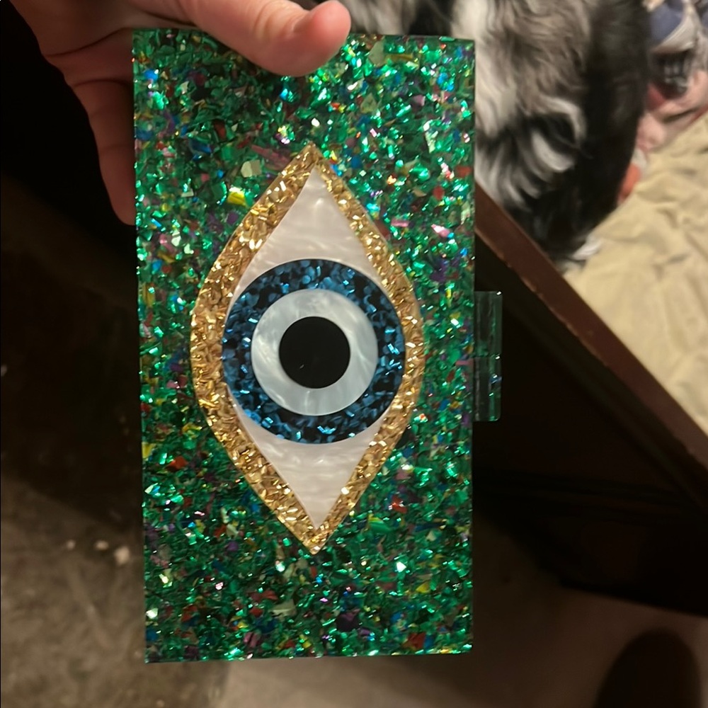 Colorful Evil Eye Clutch